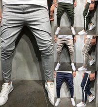 Load image into Gallery viewer, Hirigin Jogger Pencil Pants Men's Track Pants Casual Sport Gym Jogging Trousers Slim Fit Streetwear