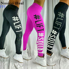Load image into Gallery viewer, Tights Sportswear Woman Gym Yoga Pants Sports Seamless Sport Leggings Leggins For Fitness Compression Solid Slim Running Clothes