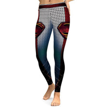 Load image into Gallery viewer, New 026 Comic Wonder Woman Superman Batman Prints Elastic Slim Fitness Workout Push Up Sexy Femme Pencil Pants Women Leggings