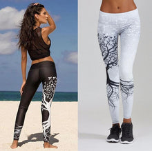 Load image into Gallery viewer, New Fitness leggings Women Mesh Breathable High Waist Sport Legins Femme Workout Legging Push Up Elastic Slim Pants Plus Size