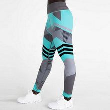 Load image into Gallery viewer, New Fitness leggings Women Mesh Breathable High Waist Sport Legins Femme Workout Legging Push Up Elastic Slim Pants Plus Size
