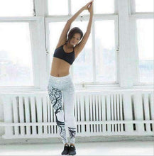 Load image into Gallery viewer, New Fitness leggings Women Mesh Breathable High Waist Sport Legins Femme Workout Legging Push Up Elastic Slim Pants Plus Size
