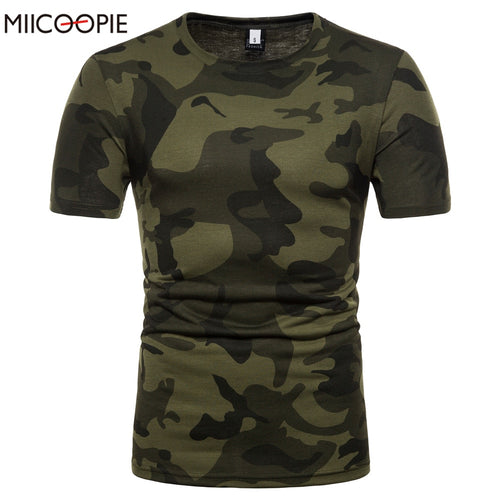 2019 Fashion New Summer Camouflage Mens T-shirt Outdoor Sport 2 Colors 5 Sizes
