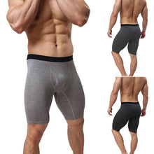 Load image into Gallery viewer, Men's Plus Size Quick Dry Athletic Compression Shorts Mid-Rise Breathable Cotton Sport Baselayer Tights With Pouch New
