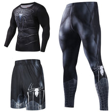 Load image into Gallery viewer, Superhero Compression Tracksuits Men&#39;s Sport Suit Quick Dry Running sets Clothes Sports Joggers Training Gym Fitness Man Set