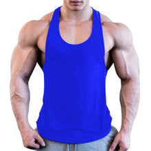 Load image into Gallery viewer, Gym Men Muscle Sleeveless Shirt Tank Top Bodybuilding Sport Fitness Workout Vest
