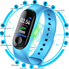 Load image into Gallery viewer, M3 Smart Watch Bracelet Band Fitness Tracker Messages Reminder Color Screen Waterproof Sport Wristband For men women